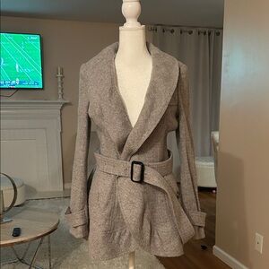 Burberry wool sweater jacket size 4